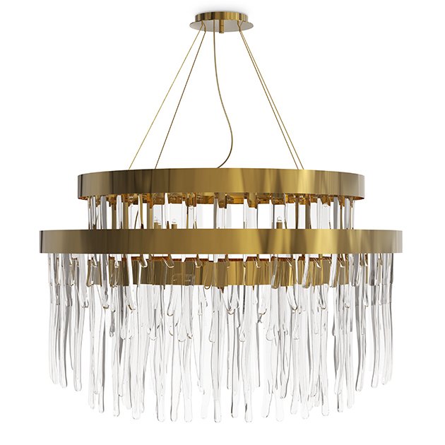 Люстра Luxxu Babel suspension Глянцевое золото Прозрачное Стекло Люстра Luxxu Babel suspension Глянцевое золото Прозрачное Стекло в Рязани | Loft Concept