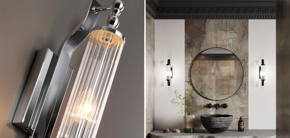 Бра Glass TUBE Серебристое Бра Glass TUBE Серебристое - Loft-Concept в Рязани