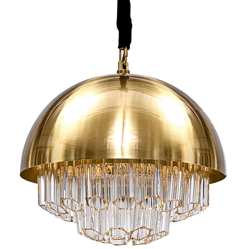 Люстра Erizzo Chandeliers Глянцевое золото Прозрачный Люстра Erizzo Chandeliers Глянцевое золото Прозрачный в Рязани | Loft Concept