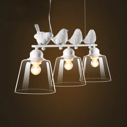 Люстра Provence Bird Pendant Line 3 Белый Люстра Provence Bird Pendant Line 3 Белый в Рязани | Loft Concept
