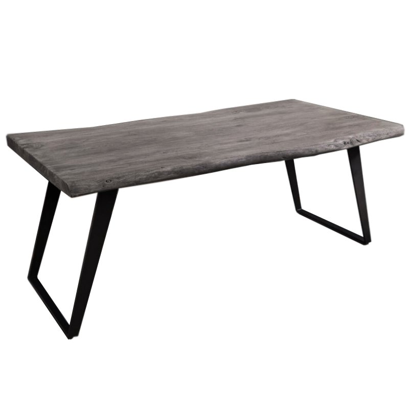 Обеденный стол Eco Dark Wood Дерево Серый Черный Обеденный стол Eco Dark Wood Дерево Серый Черный в Рязани | Loft Concept
