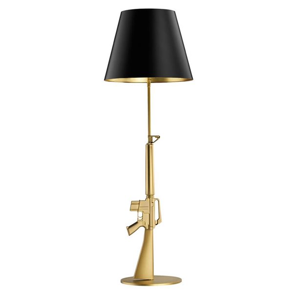 Торшер Flos Guns Lounge Gun Серебряный Золотой Торшер Flos Guns Lounge Gun Серебряный Золотой в Рязани | Loft Concept