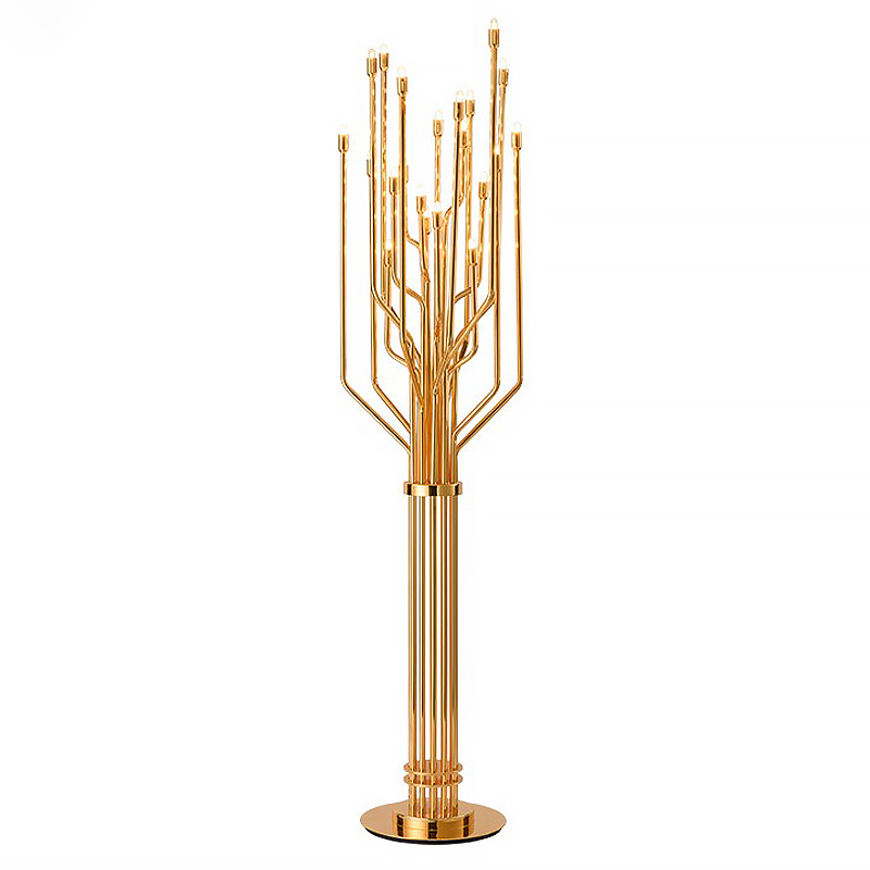 Торшер JANIS floor lamp Глянцевое золото Торшер JANIS floor lamp Глянцевое золото в Рязани | Loft Concept