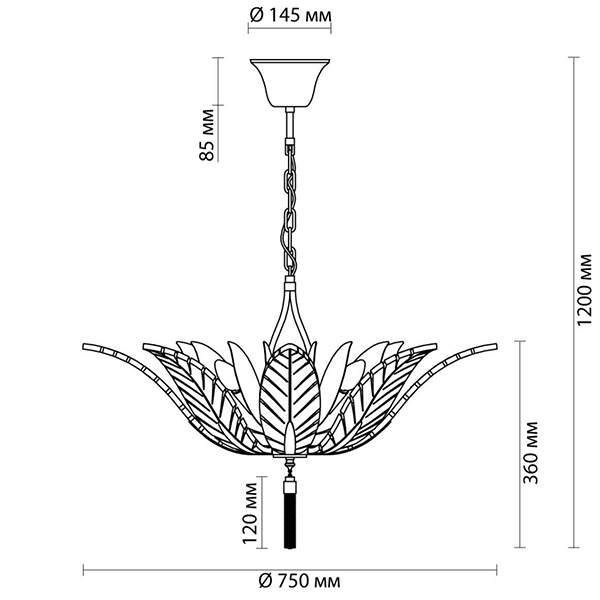 Люстра Glass Petals Chandelier 75 Люстра Glass Petals Chandelier 75 в Рязани