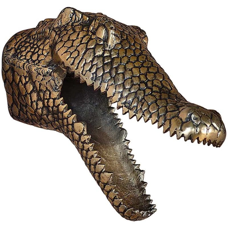 Аксессуар на стену Crocodile Винтажная латунь Аксессуар на стену Crocodile Винтажная латунь в Рязани | Loft Concept