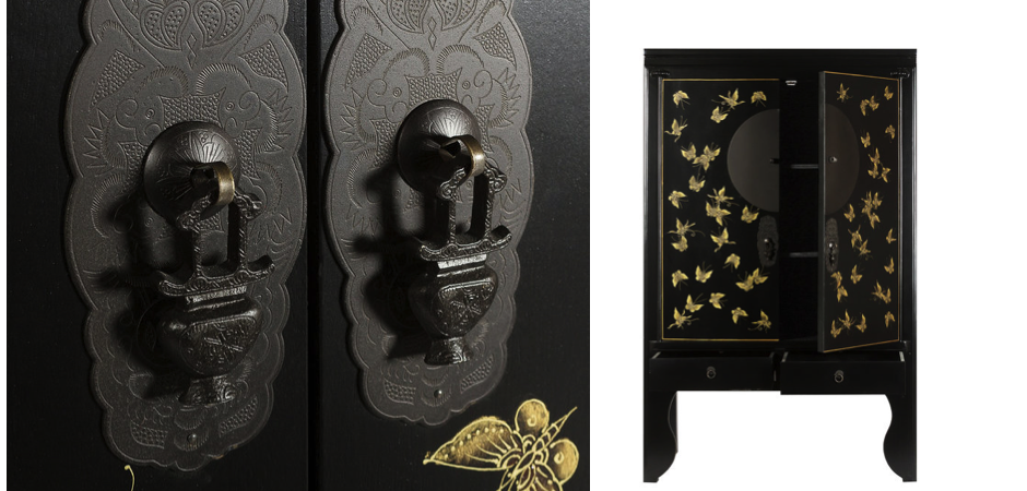 Шкаф Chinese Butterfly Black Шкаф Chinese Butterfly Black - Loft-Concept в Рязани