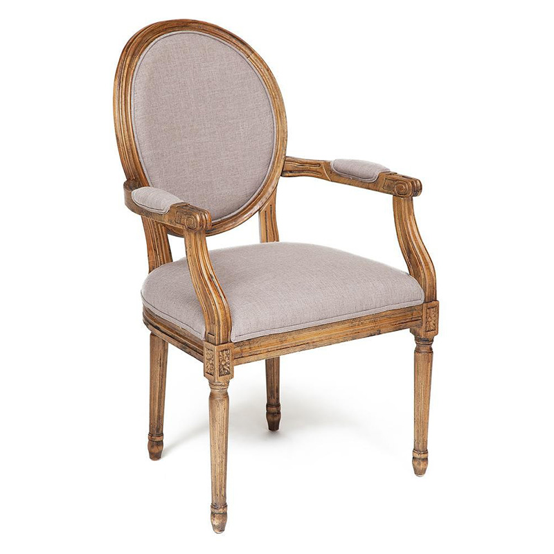 Стул French armchair Provence gray Серый Древесина Стул French armchair Provence gray Серый Древесина в Рязани | Loft Concept