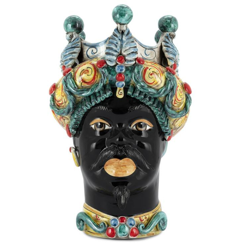 Ваза VASE MORO MAN BAROQUE TRAD Мульти Ваза VASE MORO MAN BAROQUE TRAD Мульти в Рязани | Loft Concept