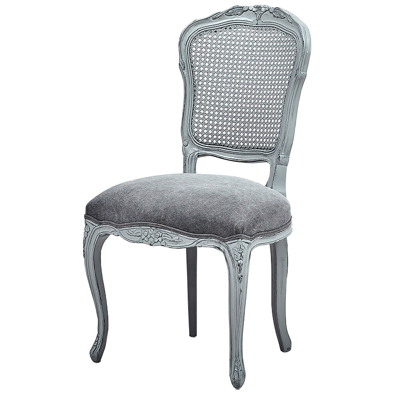 Стул Maria Antoinette Stool Серый Светло-серый Стул Maria Antoinette Stool Серый Светло-серый в Рязани | Loft Concept