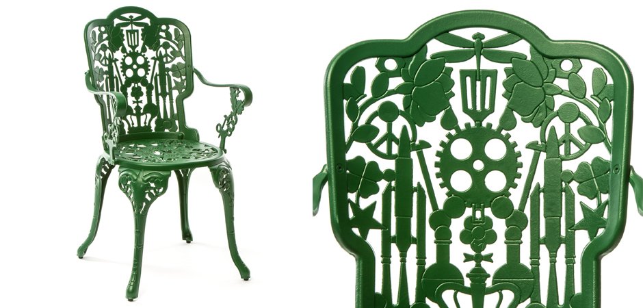 Стул Seletti Industry Collection ALUMINIUM ARMCHAIR – GREEN Стул Seletti Industry Collection ALUMINIUM ARMCHAIR – GREEN - Loft-Concept в Рязани
