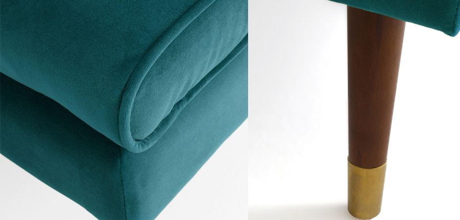 Пуф Classic Furniture сине-зеленый Пуф Classic Furniture сине-зеленый - Loft-Concept в Рязани