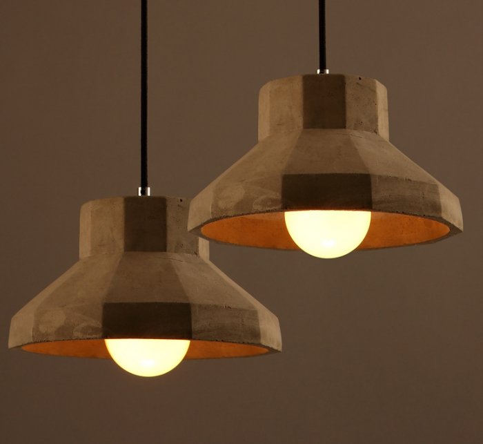 Подвесной светильник Art Concrete Aubergine  в Рязани | Loft Concept 
