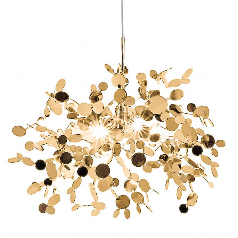 Люстра Terzani Argent Suspension Gold Pendant Lamp 85 Золотой Люстра Terzani Argent Suspension Gold Pendant Lamp 85 Золотой в Рязани | Loft Concept