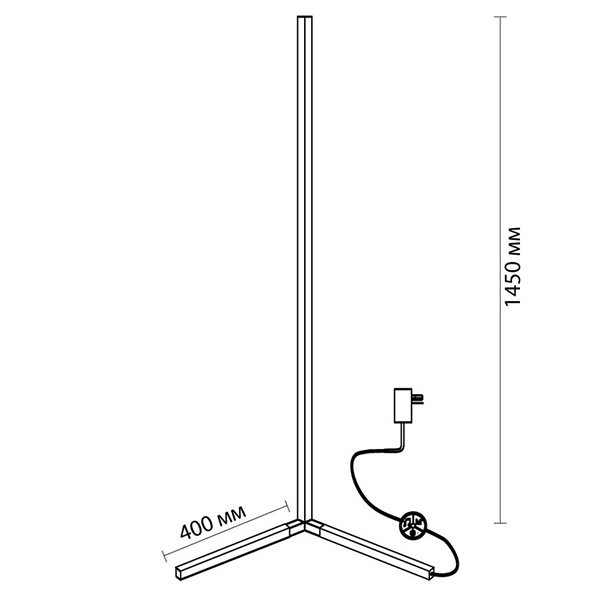 Торшер Trumpet Tube Black Angled Торшер Trumpet Tube Black Angled в Рязани