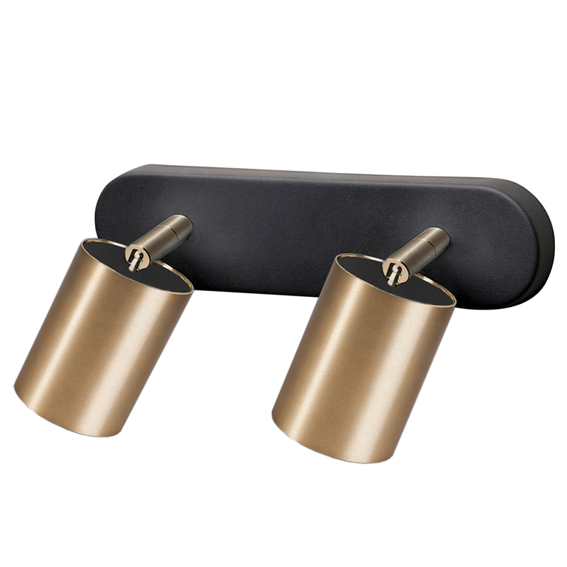 Бра Celis Spot Wall Lamp Duo brass Латунь Черный Бра Celis Spot Wall Lamp Duo brass Латунь Черный в Рязани | Loft Concept