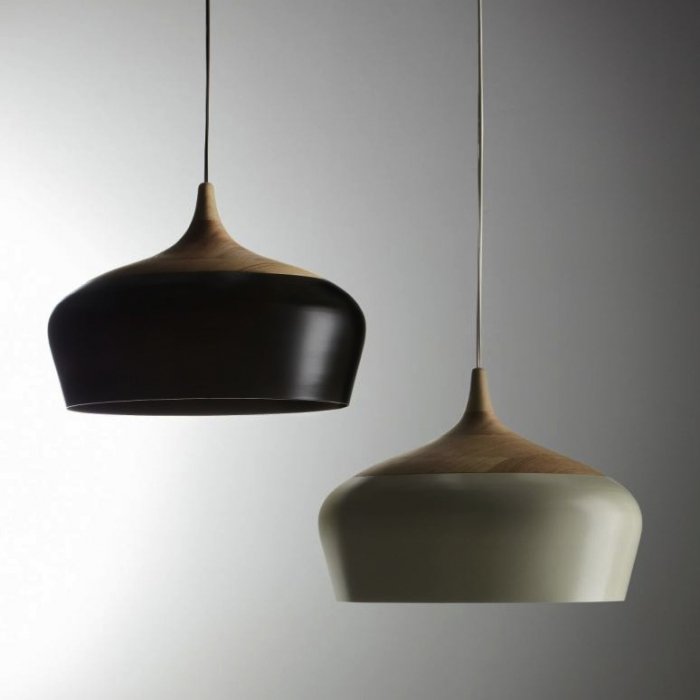 Люстра Coco Pendant Черный Белый в Рязани | Loft Concept 