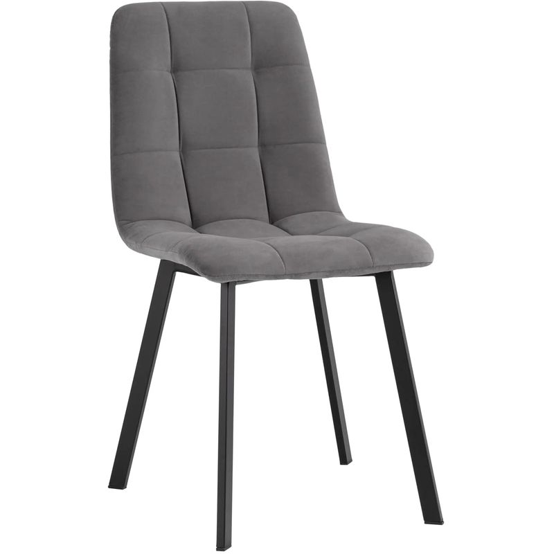 Стул NANCY S Chair Темно-Серый Серый бетон Черный в Рязани | Loft Concept 