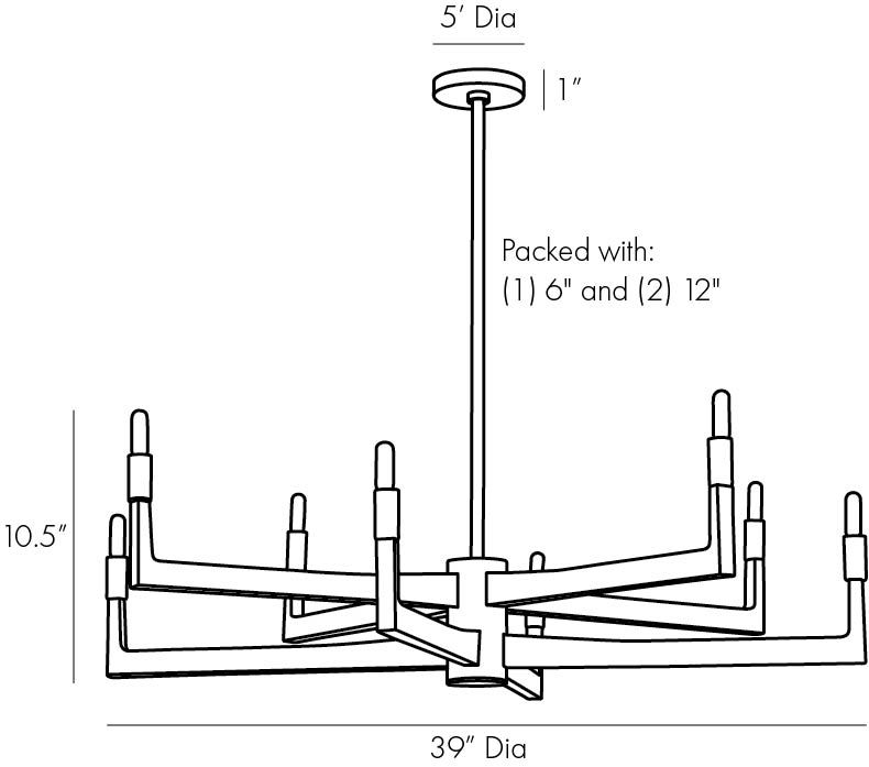 Люстра Arteriors GRIFF CHANDELIER в Рязани