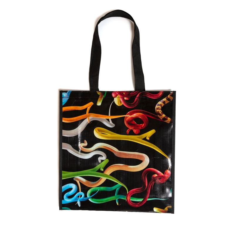Сумка Seletti Grocery Snakes Черный Сумка Seletti Grocery Snakes Черный в Рязани | Loft Concept