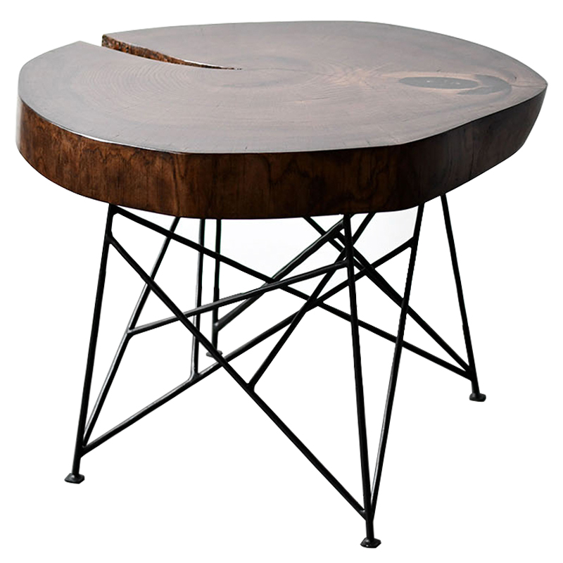 Кофейный стол Bradleigh Industrial Metal Rust Coffee Table Коричневый Черный Кофейный стол Bradleigh Industrial Metal Rust Coffee Table Коричневый Черный в Рязани | Loft Concept