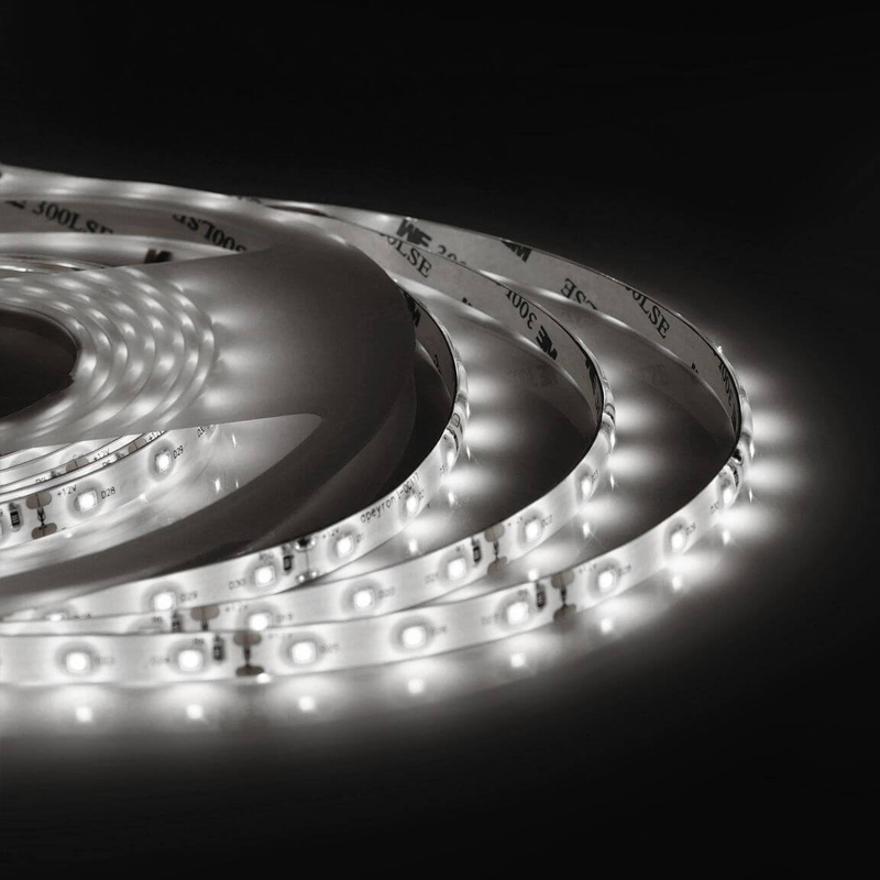 Светодиодная влагозащищенная лента 4,8W/m 60Led/m 3528SMD дневной белый 5M Белый Светодиодная влагозащищенная лента 4,8W/m 60Led/m 3528SMD дневной белый 5M Белый в Рязани | Loft Concept