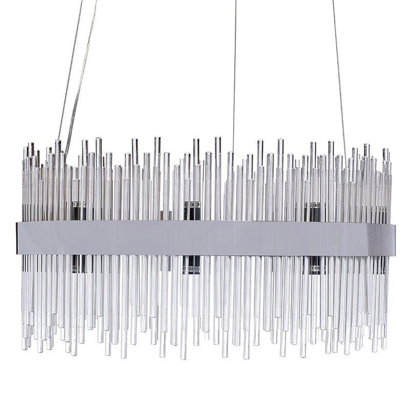 Люстра Nembus Chandelier 60 chrome Хром Прозрачный Люстра Nembus Chandelier 60 chrome Хром Прозрачный в Рязани | Loft Concept