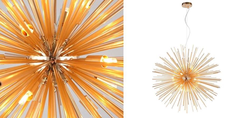Декоративная люстра Pulsar Gold Декоративная люстра Pulsar Gold - Loft-Concept в Рязани