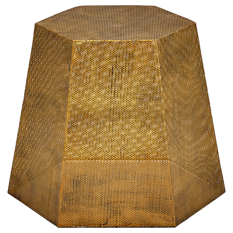 Приставной стол Gold Mesh side table Золотой Приставной стол Gold Mesh side table Золотой в Рязани | Loft Concept