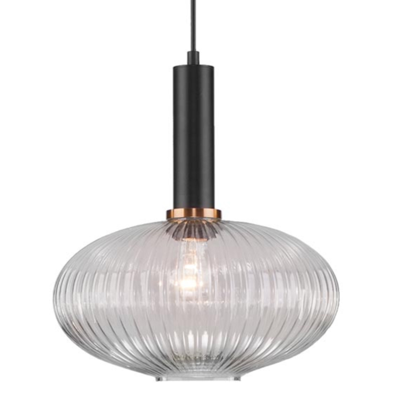 Светильник Ferm Living chinese lantern Сlear I Прозрачное Стекло Черный Светильник Ferm Living chinese lantern Сlear I Прозрачное Стекло Черный в Рязани | Loft Concept