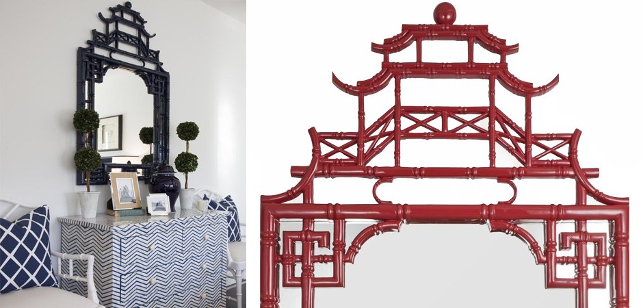 Зеркало Pagoda Mirror Red Зеркало Pagoda Mirror Red - Loft-Concept в Рязани