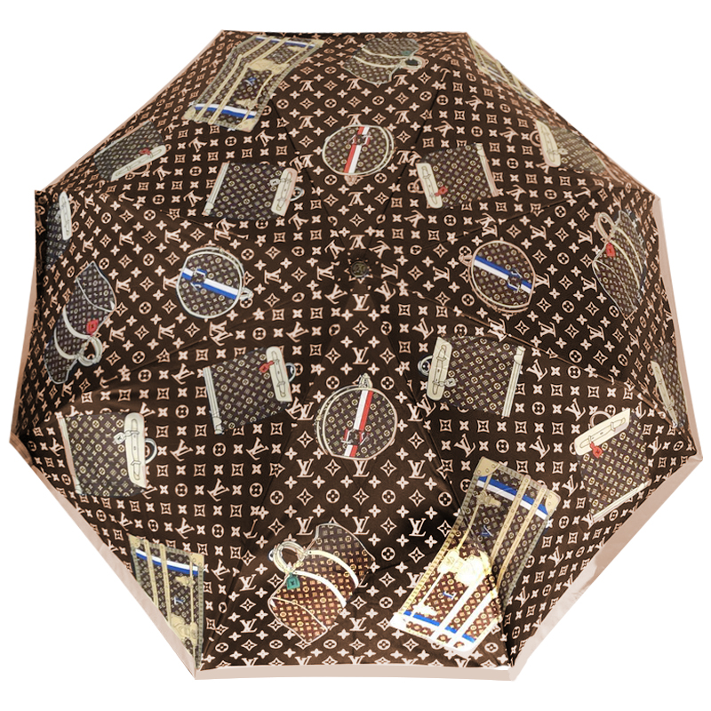 Зонт раскладной LOUIS VUITTON дизайн 016 Коричневый цвет Коричневый Зонт раскладной LOUIS VUITTON дизайн 016 Коричневый цвет Коричневый в Рязани | Loft Concept