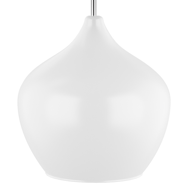 Подвесной светильник Candiano Milk One II Белый Хром в Рязани | Loft Concept 