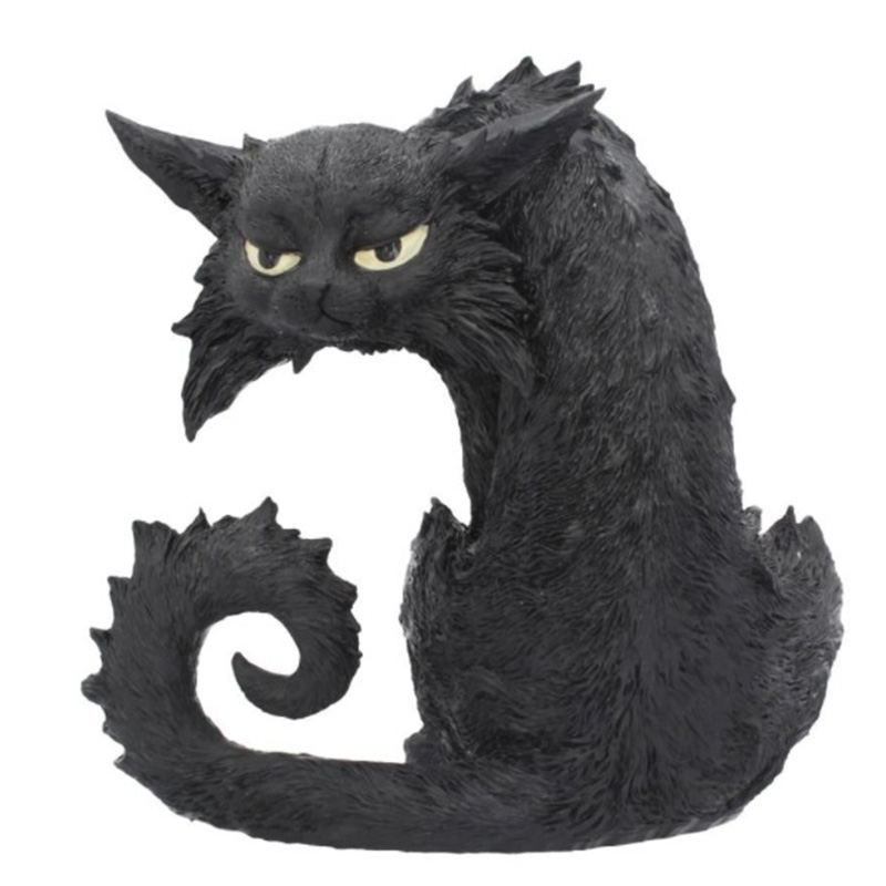 Статуэтка Sad Cat Salem Черный Статуэтка Sad Cat Salem Черный в Рязани | Loft Concept