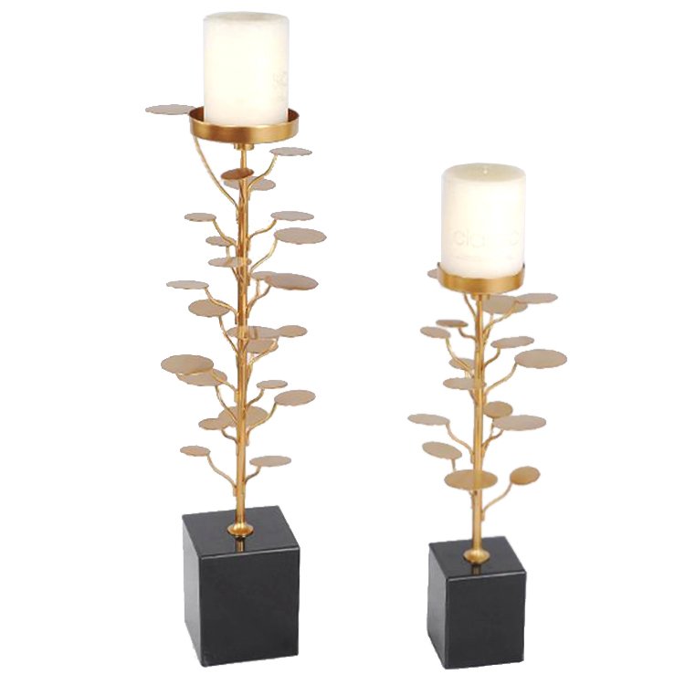 Подсвечник Looper Tree Candle Черный Глянцевое золото Подсвечник Looper Tree Candle Черный Глянцевое золото в Рязани | Loft Concept