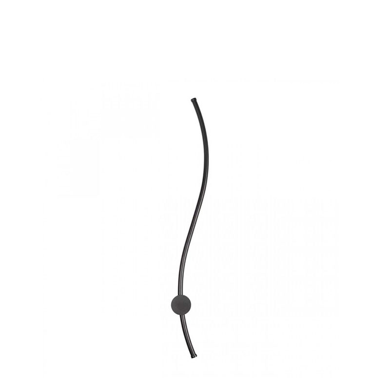 Светодиодное бра Curved Line Черный Черный Светодиодное бра Curved Line Черный Черный в Рязани | Loft Concept