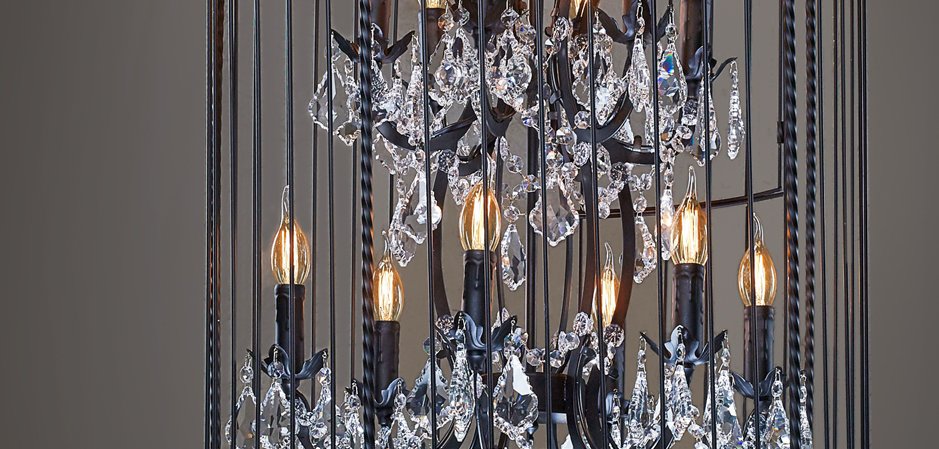 Люстра Steampunk Birdcage Chandelier 60 black Люстра Steampunk Birdcage Chandelier 60 black - Loft-Concept в Рязани