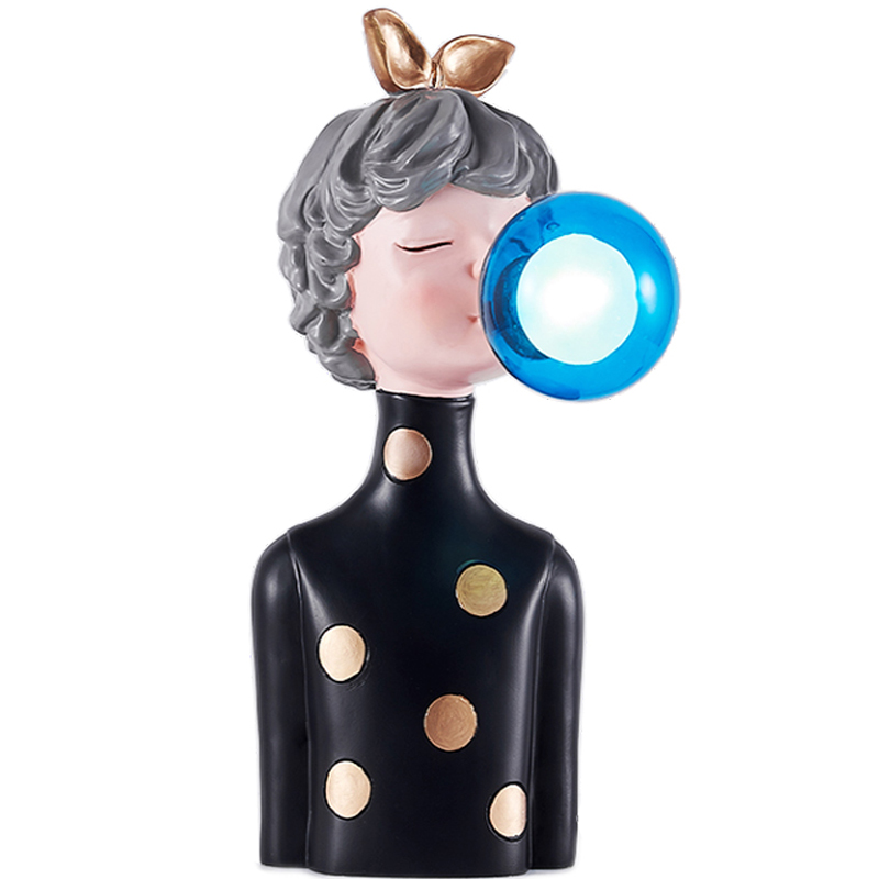 Настольная лампа Bubble Gum Table Lamp blue Мульти Настольная лампа Bubble Gum Table Lamp blue Мульти в Рязани | Loft Concept