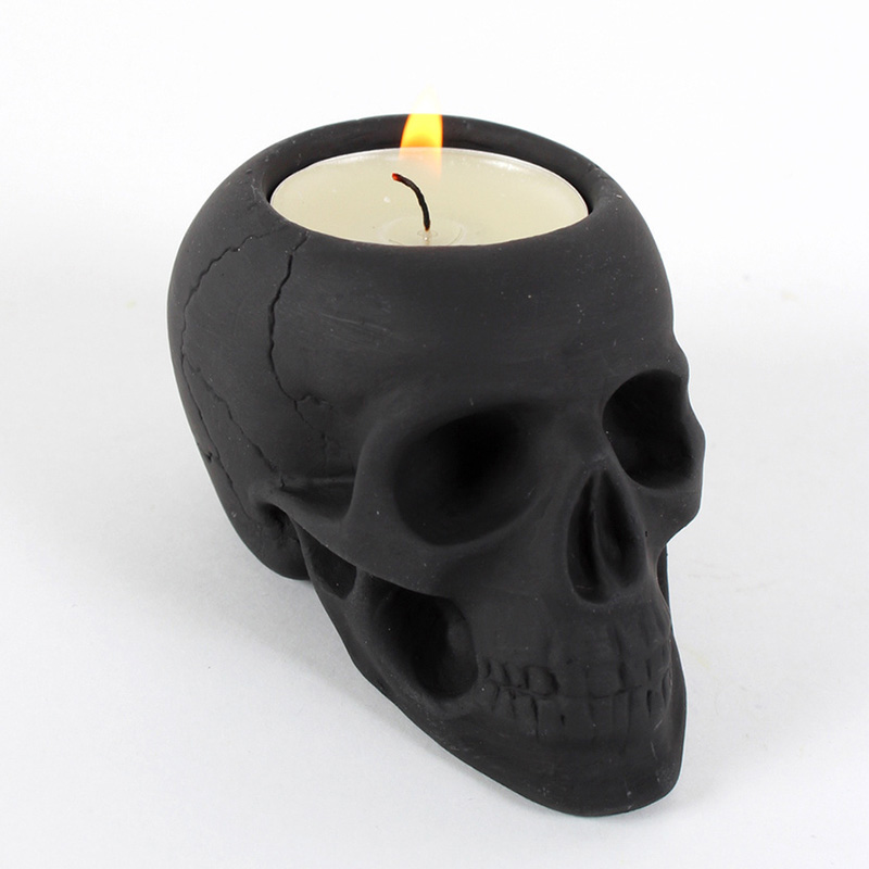 Подсвечник Black Skull Черный Подсвечник Black Skull Черный в Рязани | Loft Concept