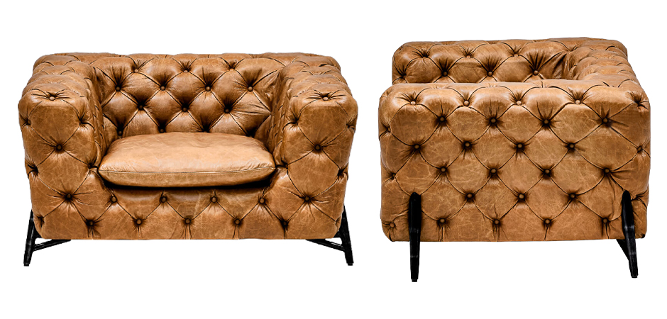 Кресло Hendrica Capitone Chair Кресло Hendrica Capitone Chair - Loft-Concept в Рязани