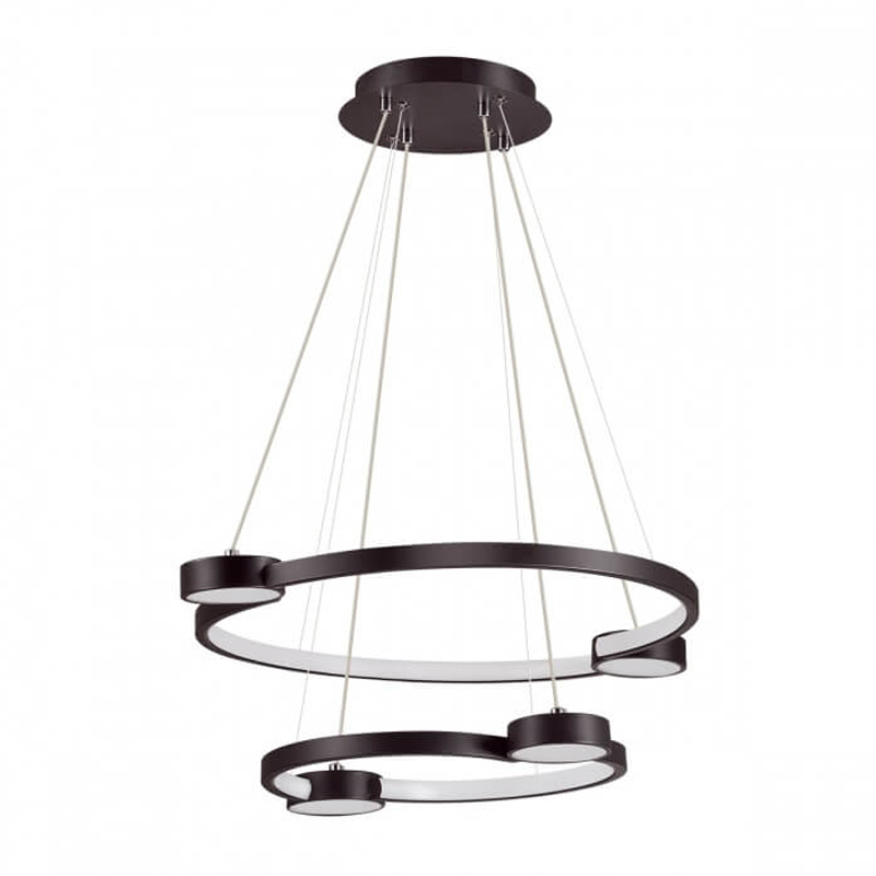 Люстра Lerida Round Черная Черный Люстра Lerida Round Черная Черный в Рязани | Loft Concept