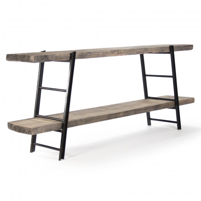 Стеллаж Industrial Iron Rustic Console Стеллаж Industrial Iron Rustic Console в Рязани | Loft Concept