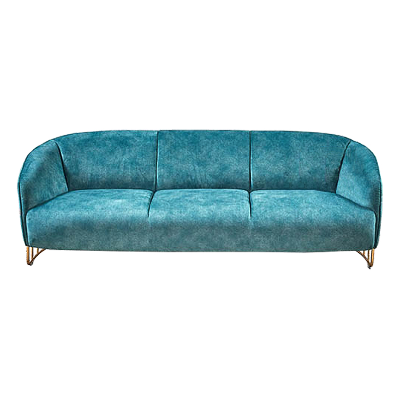 Диван Turquoise Ripples Sofa Бирюзовый Латунь Диван Turquoise Ripples Sofa Бирюзовый Латунь в Рязани | Loft Concept