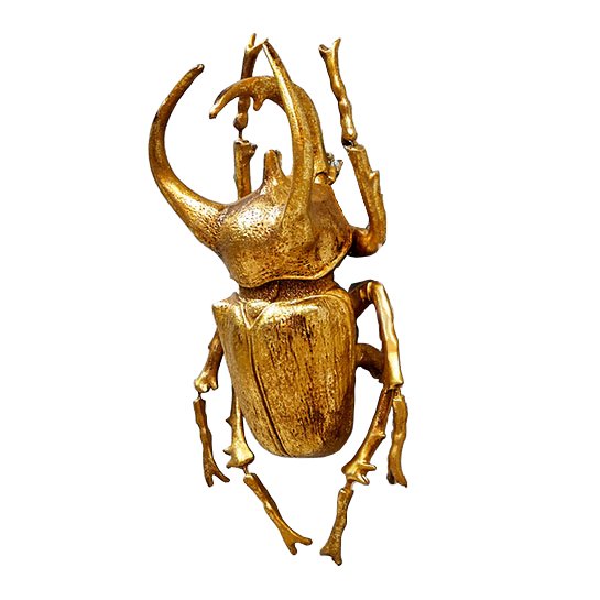 Аксессуар на стену Big Horned Beetle Золотой Аксессуар на стену Big Horned Beetle Золотой в Рязани | Loft Concept
