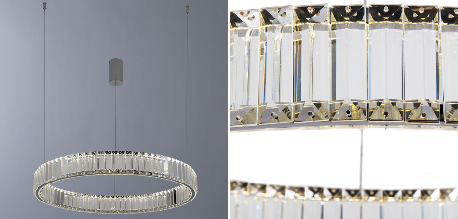 Хрустальная Люстра Crystal Ring Хром Хрустальная Люстра Crystal Ring Хром - Loft-Concept в Рязани
