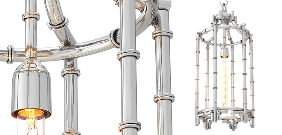 Люстра Eichholtz Lantern Vasco Steel - Loft-Concept в Рязани