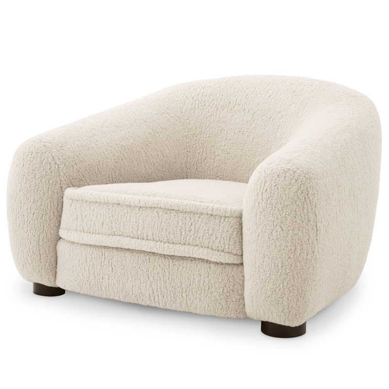 Кресло Eichholtz Chair Freud cream Бежевый Черный Кресло Eichholtz Chair Freud cream Бежевый Черный в Рязани | Loft Concept