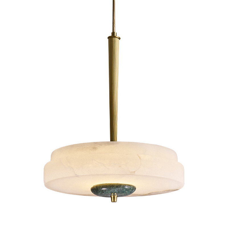 Подвесной светильник Martin Marble Hanging Light Белый Мрамор Bianco Малахит (зеленый) Латунь Подвесной светильник Martin Marble Hanging Light Белый Мрамор Bianco Малахит (зеленый) Латунь в Рязани | Loft Concept