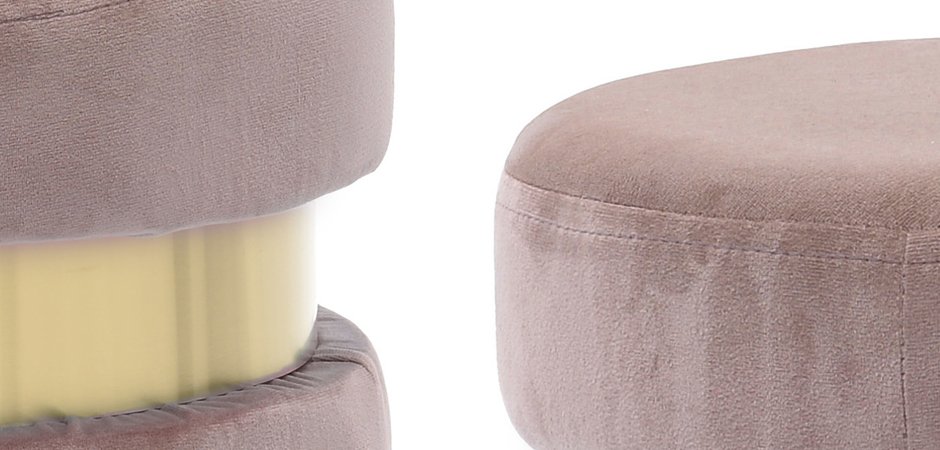 Пуф Golden Belt Dusty Rose Пуф Golden Belt Dusty Rose - Loft-Concept в Рязани