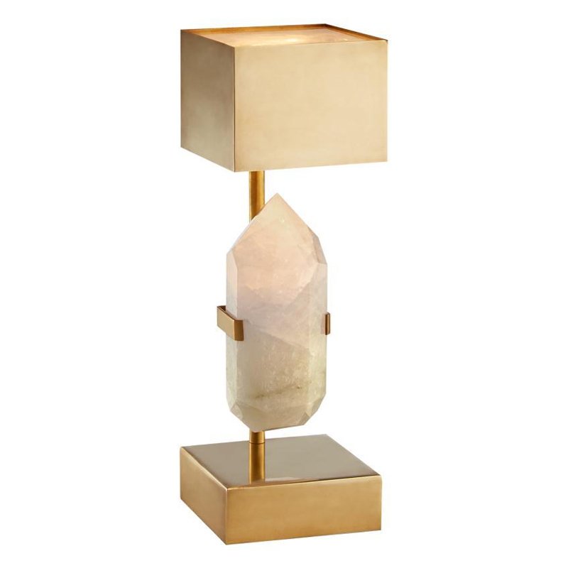 Настольная лампа Halcyon Desk Lamp Золотой Белый Настольная лампа Halcyon Desk Lamp Золотой Белый в Рязани | Loft Concept