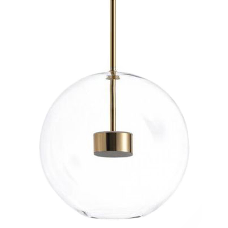 Подвесной Светильник Giopato & Coombes Bollr Pendant BUBBLE LAMP 1 шар золото Белый Золотой Прозрачное Стекло Подвесной Светильник Giopato & Coombes Bollr Pendant BUBBLE LAMP 1 шар золото Белый Золотой Прозрачное Стекло в Рязани | Loft Concept